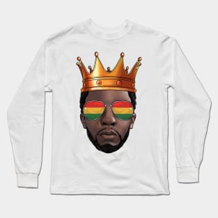 Black King Black Father Black Leader Black History Month Long Sleeve T-Shirt